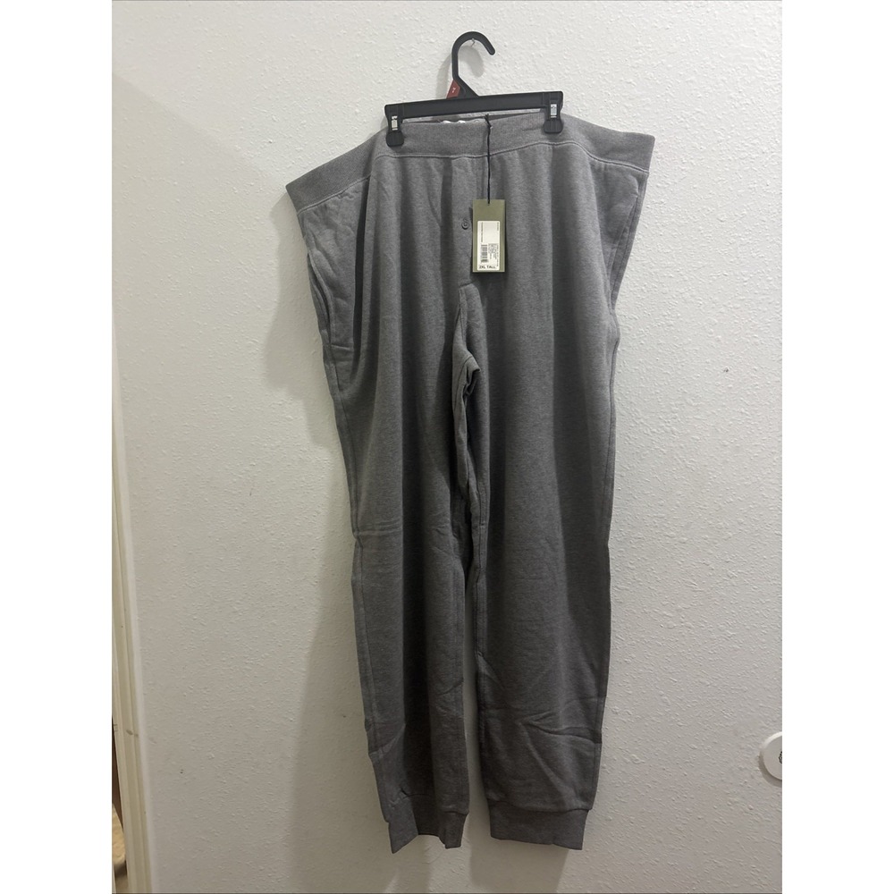 Goodfellow & Co Men's Fleece Jogger Pants Gray Size 2XB Tall
